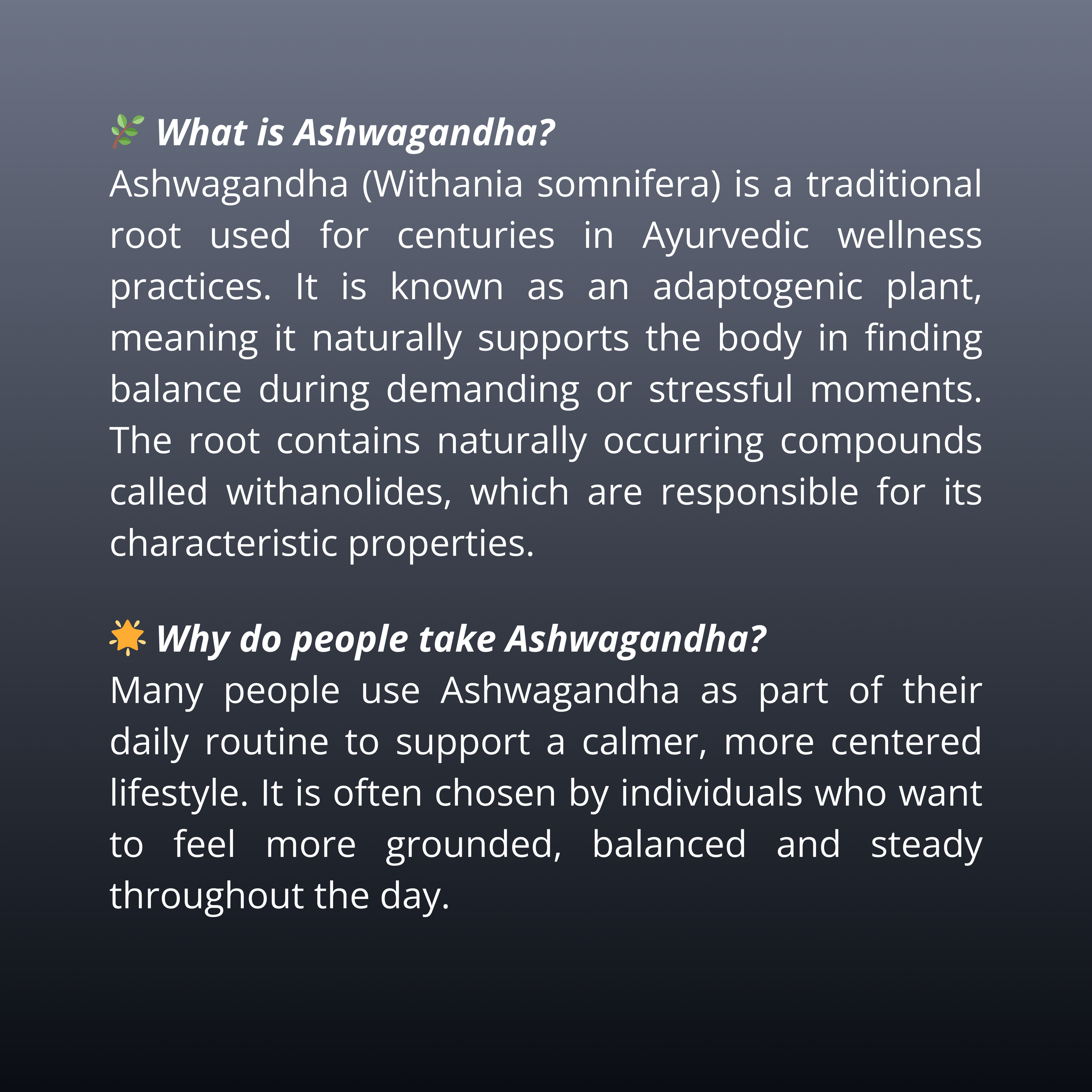LifeRoots - Ashwagandha
