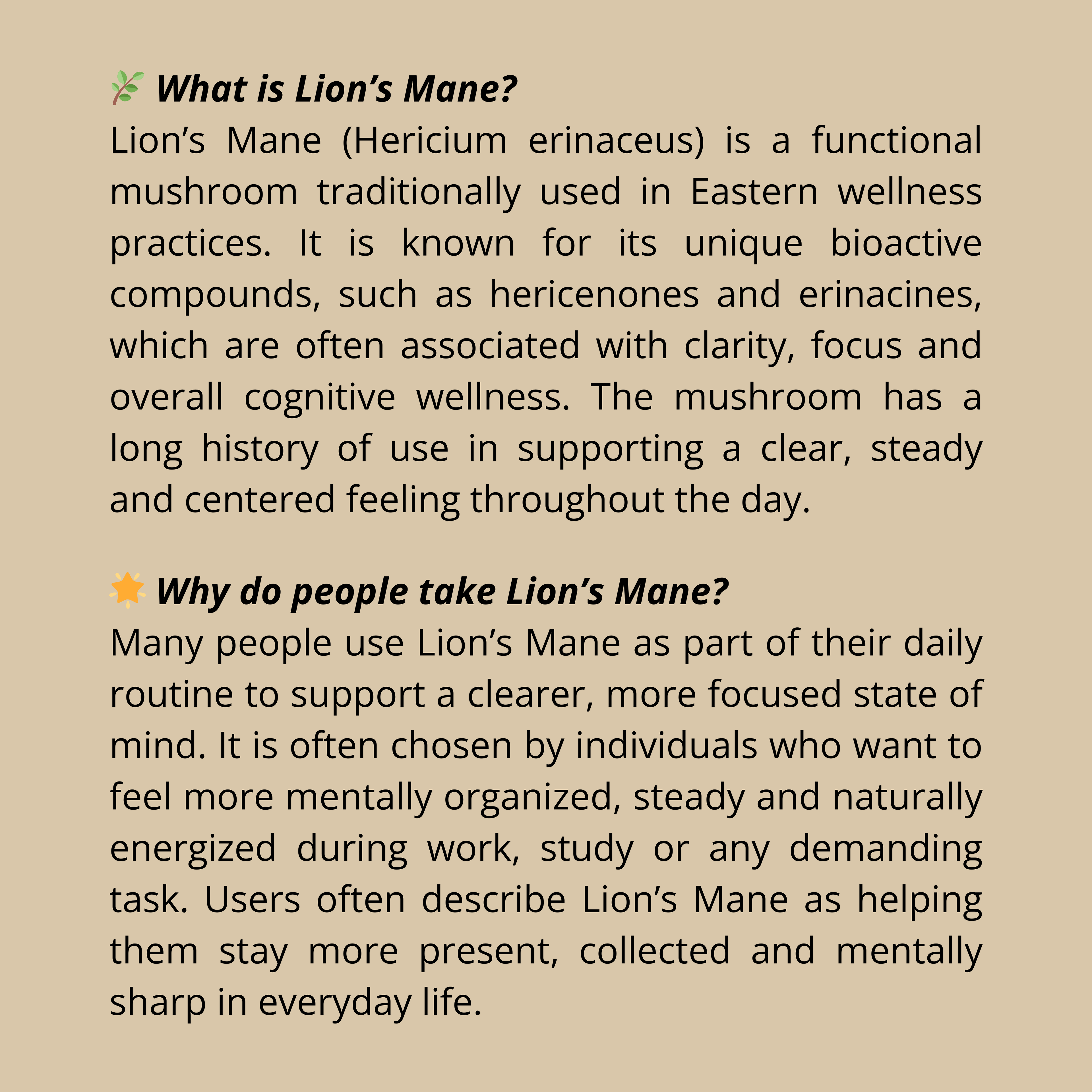 LifeMycel - Lion's Mane